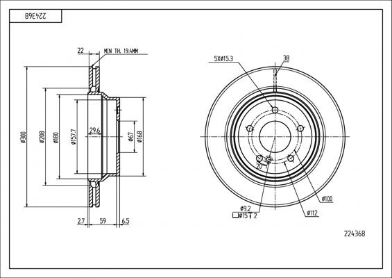 Hart 224 368 - Discofreno autozon.pro