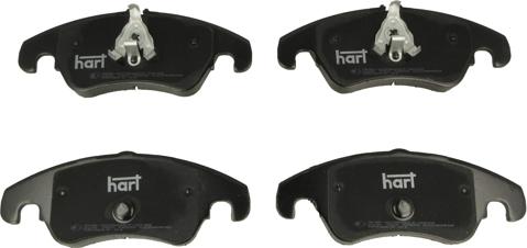 Hart 225 702 - Kit pastiglie freno, Freno a disco autozon.pro