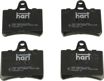 Hart 220 200 - Kit pastiglie freno, Freno a disco autozon.pro