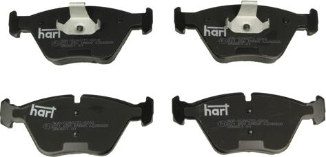 Hart 221 650 - Kit pastiglie freno, Freno a disco autozon.pro