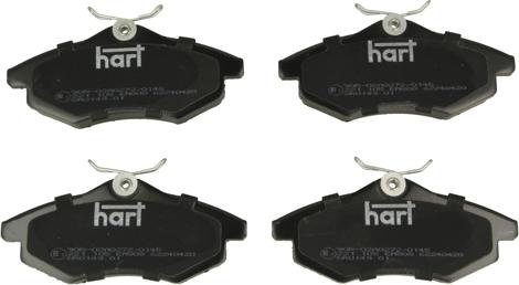 Hart 221 105 - Kit pastiglie freno, Freno a disco autozon.pro