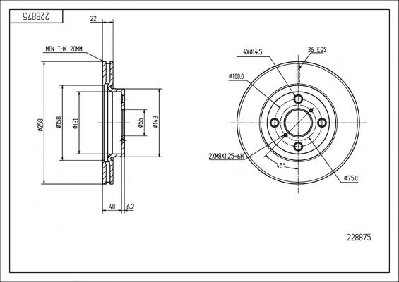 Hart 228 875 - Discofreno autozon.pro