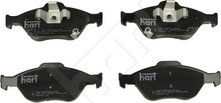 Hart 223 167 - Kit pastiglie freno, Freno a disco autozon.pro