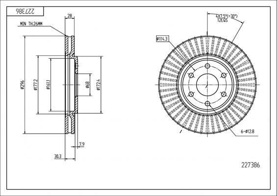 Hart 227 386 - Discofreno autozon.pro