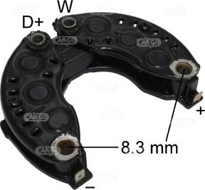 HC-Cargo 139443 - Raddrizzatore, Alternatore autozon.pro