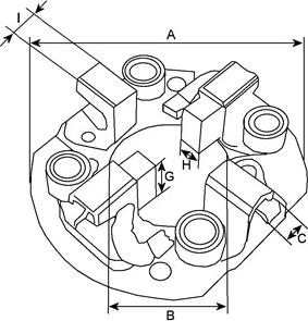 HC-Cargo 133673 - Supporto, Spazzole in carbone autozon.pro