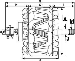 HC-Cargo 138116 - Rotore, Alternatore autozon.pro