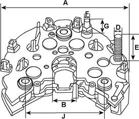 HC-Cargo 233467 - Raddrizzatore, Alternatore autozon.pro