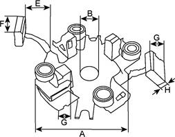 HC-Cargo 137021 - Supporto, Spazzole in carbone autozon.pro