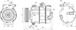 HC-Cargo 240912 - Compressore, Climatizzatore autozon.pro