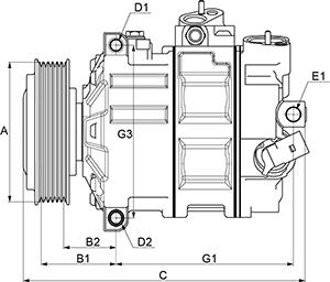 HC-Cargo 240912 - Compressore, Climatizzatore autozon.pro