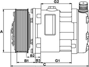 HC-Cargo 240938 - Compressore, Climatizzatore autozon.pro