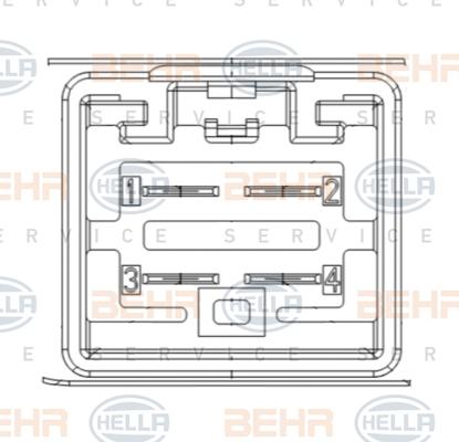 HELLA 9ML 351 332-461 - Resistenza, Ventilatore abitacolo autozon.pro