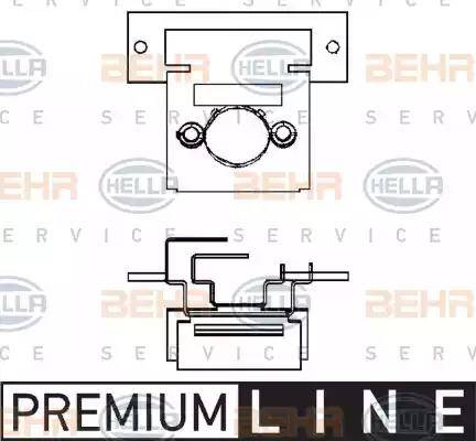 HELLA 9ML 351 332-071 - Resistenza, Ventilatore abitacolo autozon.pro