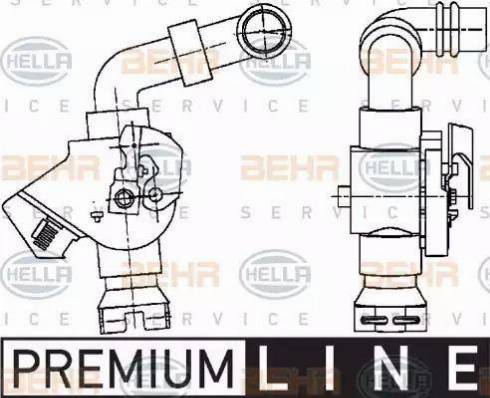 HELLA 9XL 351 029-071 - Valvola regolazione refrigerante autozon.pro