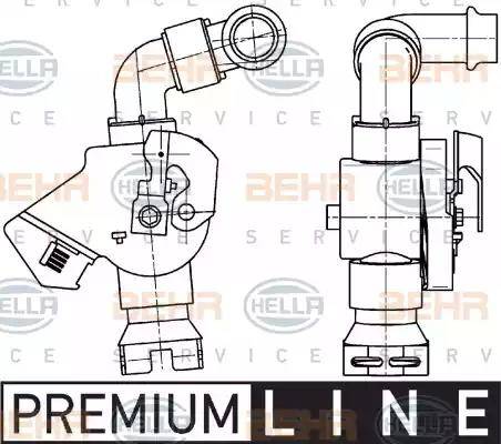 HELLA 9XL 351 341-071 - Valvola regolazione refrigerante autozon.pro