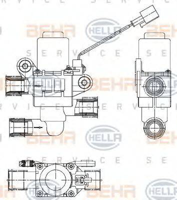 HELLA 9XL 351 328-361 - Valvola regolazione refrigerante autozon.pro