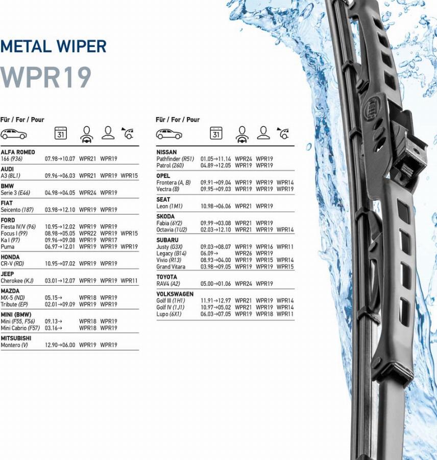 HELLA 9XW 190 253-191 - Spazzola tergi autozon.pro