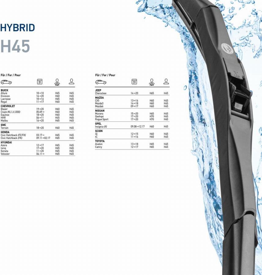 HELLA 9XW 204 584-181 - Spazzola tergi autozon.pro