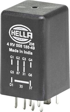 HELLA 4RV 008 188-491 - Centralina, Tempo incandescenza autozon.pro