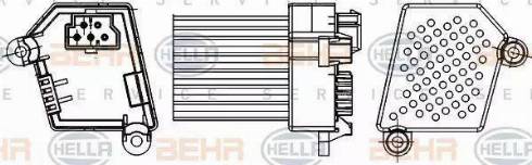 HELLA 5HL 351 311-521 - Regolatore, Ventitlatore abitacolo autozon.pro