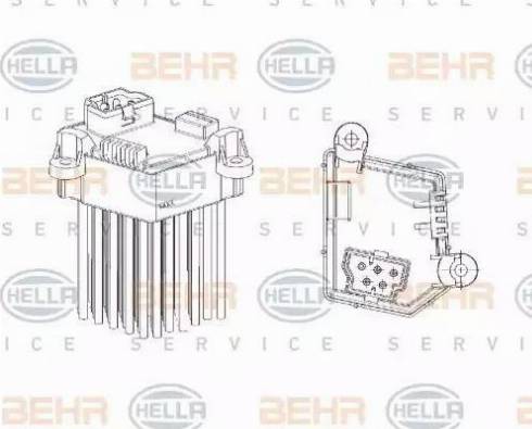 HELLA 5HL 351 321-191 - Regolatore, Ventitlatore abitacolo autozon.pro