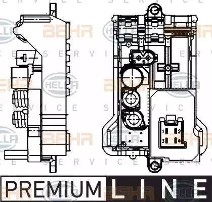 HELLA 5HL 351 321-141 - Regolatore, Ventitlatore abitacolo autozon.pro