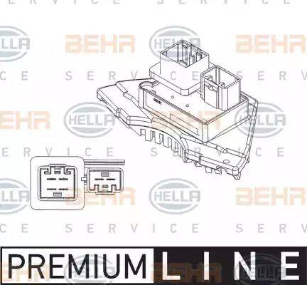 HELLA 5HL 351 321-231 - Regolatore, Ventitlatore abitacolo autozon.pro