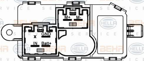 HELLA 5HL 351 321-771 - Regolatore, Ventitlatore abitacolo autozon.pro