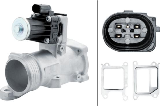 HELLA 6NU014 864-591 - Valvola ricircolo gas scarico-EGR autozon.pro