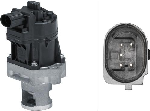 HELLA 6NU 014 864-731 - Valvola ricircolo gas scarico-EGR autozon.pro