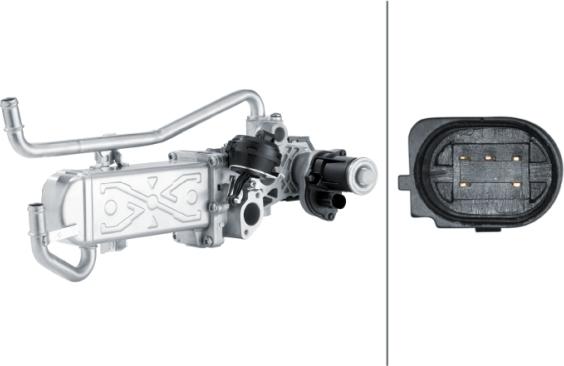 HELLA 6NU 358 167-011 - Modulo EGR autozon.pro