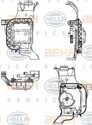 HELLA 6NW 351 344-031 - Regolatore, Valvola miscelazione autozon.pro