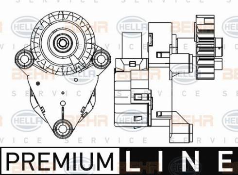 HELLA 6NW 351 345-241 - Regolatore, Valvola miscelazione autozon.pro