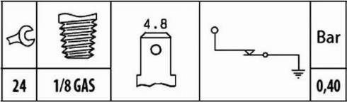 HELLA 6ZL 003 259-301 - Sensore, Pressione olio autozon.pro