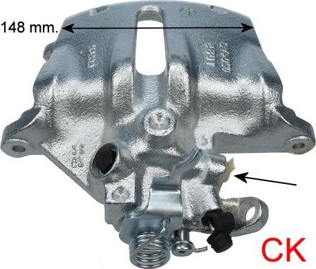 HELLA 8AC 355 392-081 - Pinza freno autozon.pro