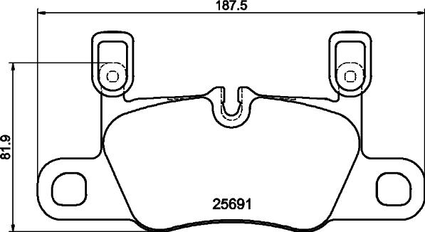 HELLA 8DB 355 044-801 - Kit pastiglie freno, Freno a disco autozon.pro