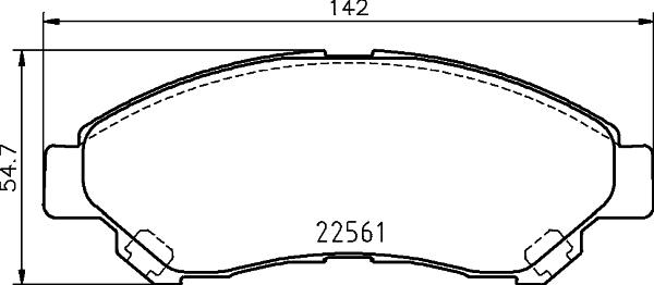 HELLA 8DB 355 044-371 - Kit pastiglie freno, Freno a disco autozon.pro