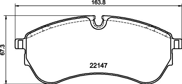 HELLA 8DB 355 045-801 - Kit pastiglie freno, Freno a disco autozon.pro