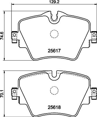 HELLA 8DB 355 045-761 - Kit pastiglie freno, Freno a disco autozon.pro