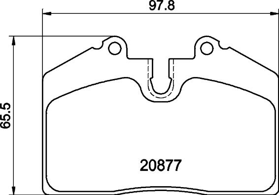 HELLA 8DB 355 046-801 - Kit pastiglie freno, Freno a disco autozon.pro