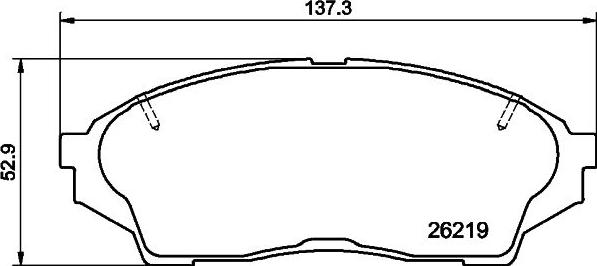 HELLA 8DB 355 040-491 - Kit pastiglie freno, Freno a disco autozon.pro