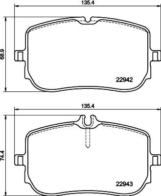 HELLA 8DB 355 040-161 - Kit pastiglie freno, Freno a disco autozon.pro