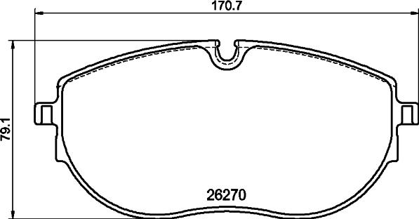 HELLA 8DB 355 040-891 - Kit pastiglie freno, Freno a disco autozon.pro