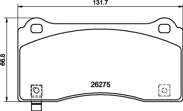 HELLA 8DB 355 040-861 - Kit pastiglie freno, Freno a disco autozon.pro