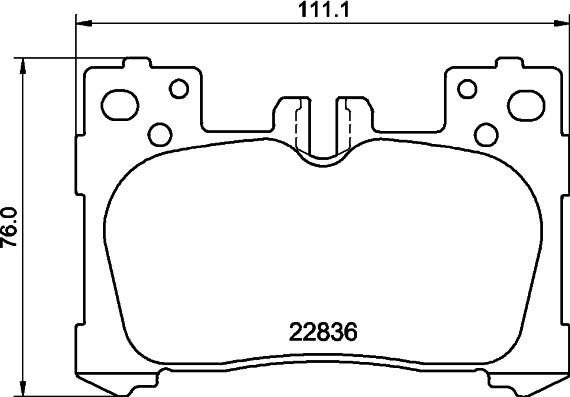 HELLA 8DB 355 040-741 - Kit pastiglie freno, Freno a disco autozon.pro