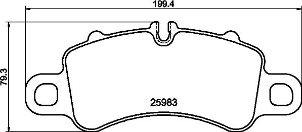 HELLA 8DB 355 040-771 - Kit pastiglie freno, Freno a disco autozon.pro