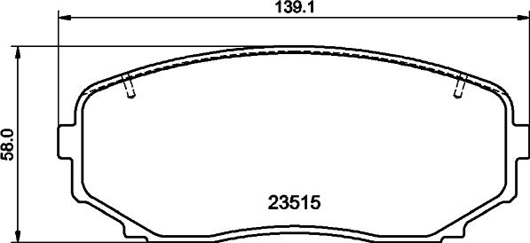 HELLA 8DB 355 041-191 - Kit pastiglie freno, Freno a disco autozon.pro