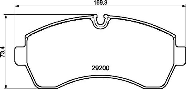 HELLA 8DB 355 043-911 - Kit pastiglie freno, Freno a disco autozon.pro