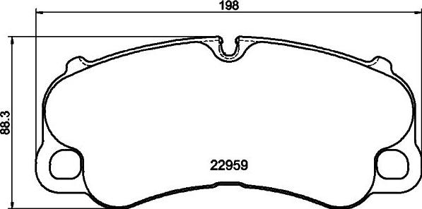 HELLA 8DB 355 043-921 - Kit pastiglie freno, Freno a disco autozon.pro